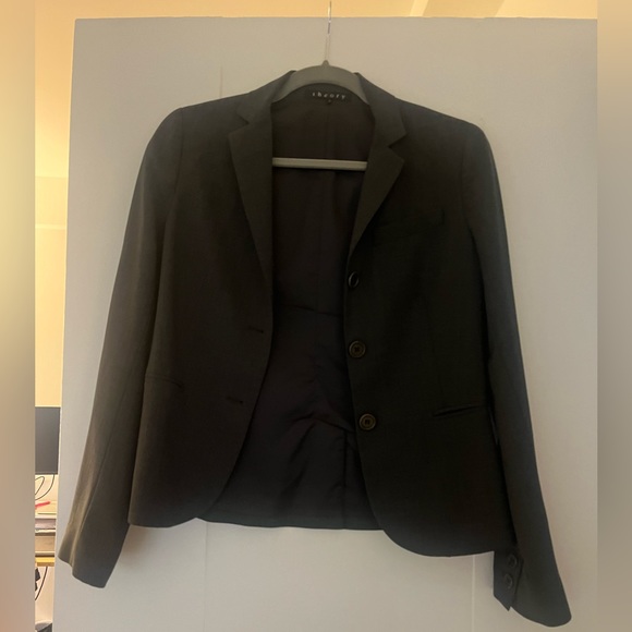 Theory grey blazer - Picture 4 of 4